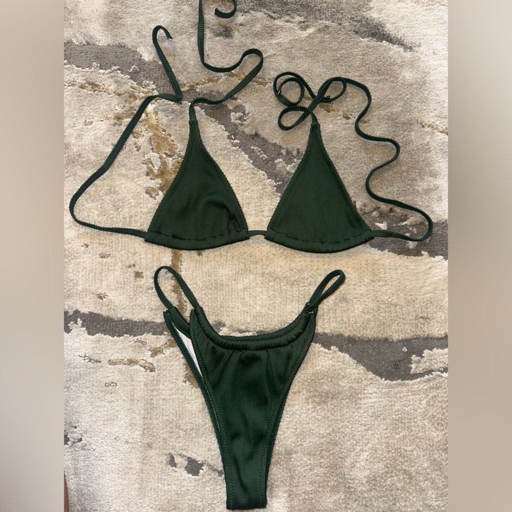 Dark Green Bikini